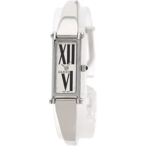 Pre-owned Stainless Steel watches , female, Sizes: ONE SIZE - Gucci Vintage - Modalova