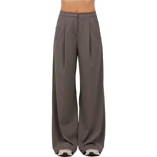 Wide Trousers, female, , Size: M Wide Trousers - Max Mara - Modalova