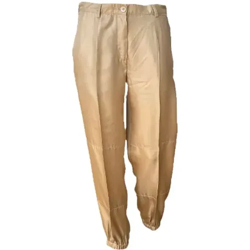 Pre-owned Trousers, unisex, , Size: L Pre-owned Silk bottoms - Prada Vintage - Modalova