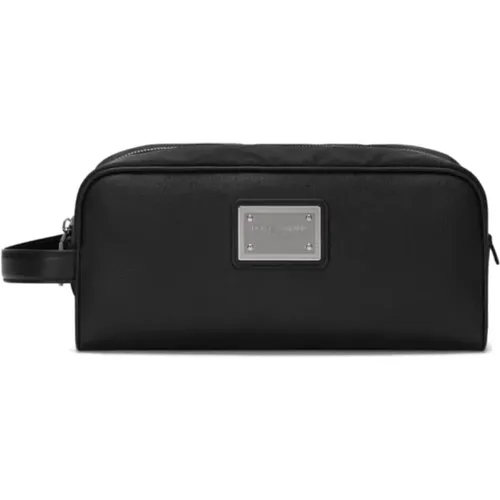 Toilet Bags, male, , Size: ONE SIZE Stylish Clutch Bag - Dolce & Gabbana - Modalova