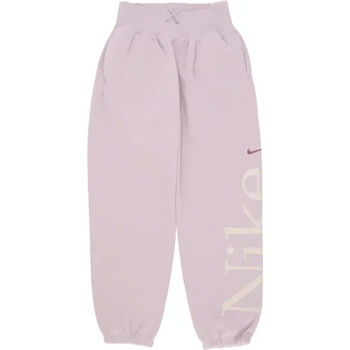 Fleece Tracksuit Pants Phoenix Logo , female, Sizes: S, L, M - Nike - Modalova