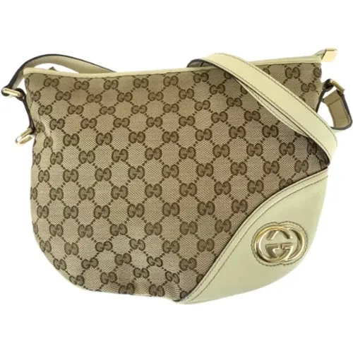 Pre-owned Cross Body Bags, female, , Size: ONE SIZE Pre-owned Canvas gucci-bags - Gucci Vintage - Modalova