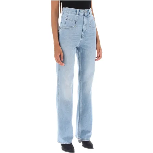 Vintage Straight Cut Denim Jeans , Damen, Größe: 2XS - Isabel marant - Modalova