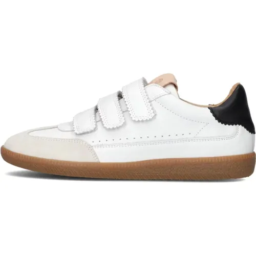 Weiße Leder Low Top Sneakers , Damen, Größe: 40 EU - Fred de la Bretoniere - Modalova