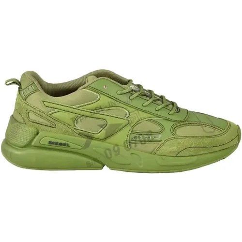 Sneakers, male, , Size: 9 US Verde Foresta Sneakers for Men - Diesel - Modalova