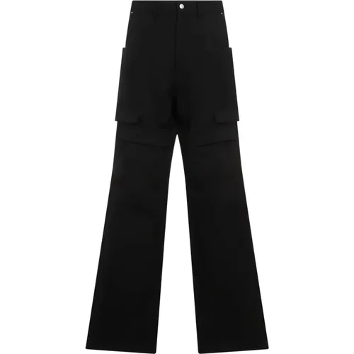 Wide Trousers, male, , Size: W32 Wool Jeans Aw24 - Rick Owens - Modalova