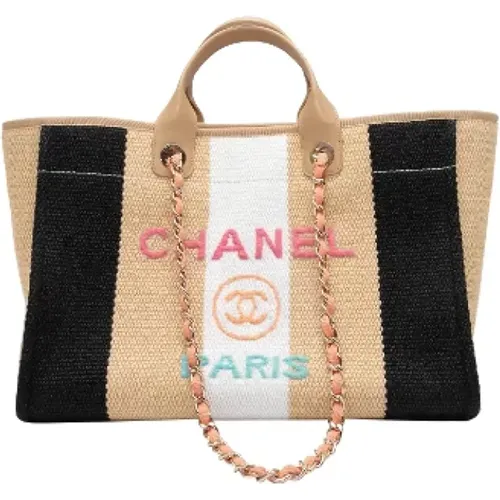 Pre-owned Tote Bags, female, , Size: ONE SIZE Pre-owned Canvas totes - Chanel Vintage - Modalova