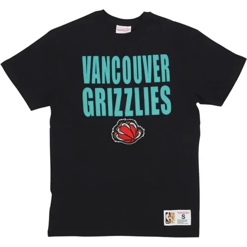 T-Shirts, male, , Size: L Vancouver Grizzlies NBA Tee - Mitchell & Ness - Modalova