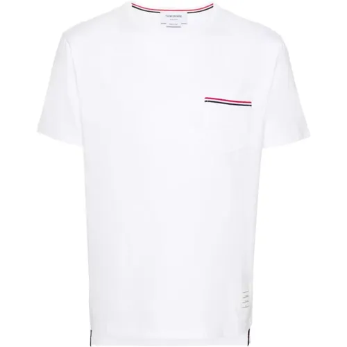 T-Shirts, male, , Size: M T-shirts and Polos with Logo - Thom Browne - Modalova