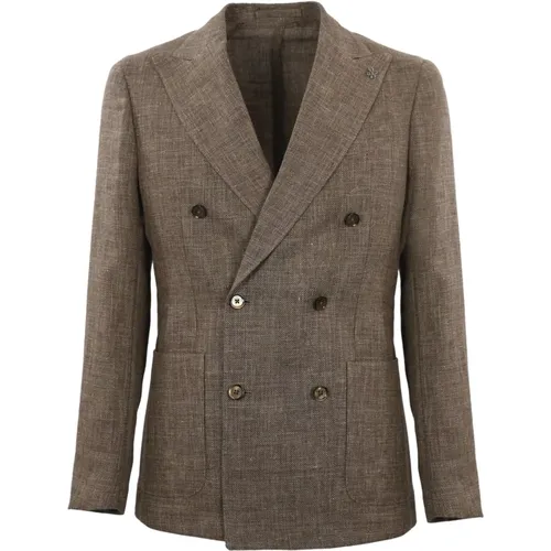 Blazer Jacket Double Breasted , male, Sizes: L, 2XL, S, M - Lubiam - Modalova