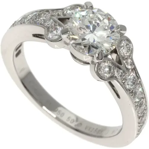 Pre-owned Jewellery, female, , Size: ONE SIZE Pre-owned Platinum rings - Cartier Vintage - Modalova