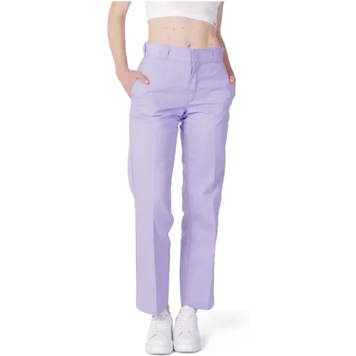 Cropped Regular Women`s Pants , female, Sizes: W32 L30, W29 L30, W30 L30, W31 L30 - Dickies - Modalova