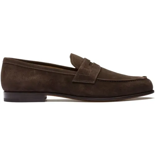 Loafers, male, , Size: 8 1/2 US Soft Suede - Church's - Modalova