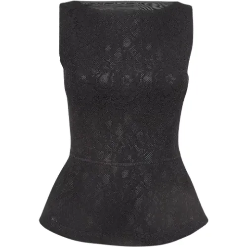 Pre-owned Tops, female, , Size: S Pre-owned Lace tops - Moschino Pre-Owned - Modalova