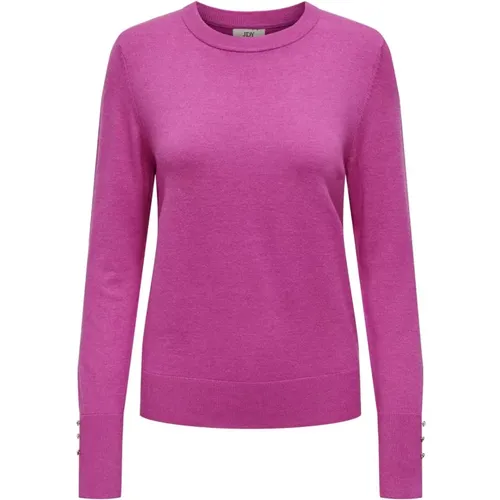 Langarm Pullover mit Knöpfen Damen , Damen, Größe: M - JACQUELINE de YONG - Modalova