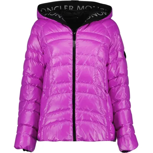 Quilted Hooded Jacket , female, Sizes: S, M, XS - Moncler - Modalova