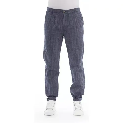 Trendige blaue Baumwoll-Jeanshose , Herren, Größe: 2XL - Baldinini - Modalova