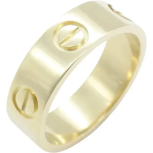 Pre-owned Gold rings , female, Sizes: ONE SIZE - Cartier Vintage - Modalova