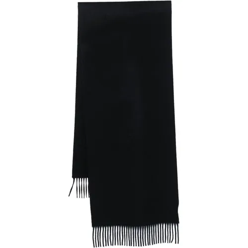 Winter Scarves, male, , Size: ONE SIZE Cashmere Knitted Fringed Scarf - Lady Anne - Modalova