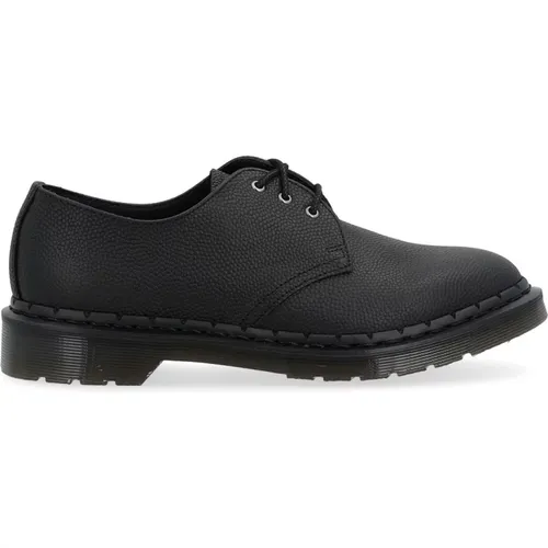 Laced Shoes, male, , Size: 10 US Hammered Leather Derby Shoe - Dr. Martens - Modalova