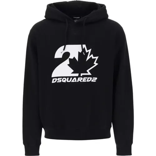 Casual Logo Sweatshirt for Men , male, Sizes: 2XL - Dsquared2 - Modalova