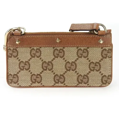 Pre-owned Wallets, female, , Size: ONE SIZE Pre-owned Canvas wallets - Gucci Vintage - Modalova