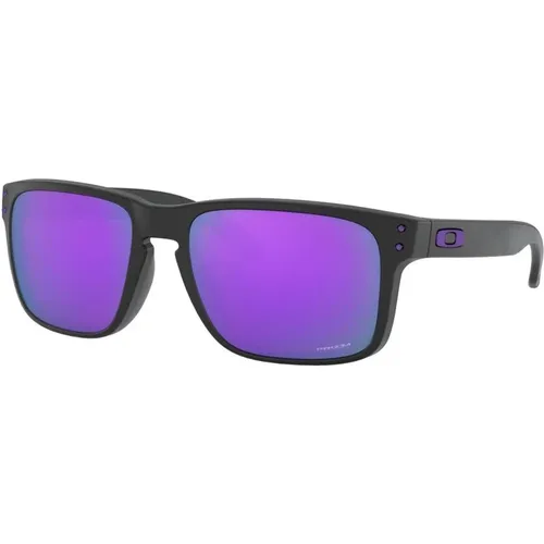 Holbrook Sunglasses in Violet , male, Sizes: 55 MM - Oakley - Modalova