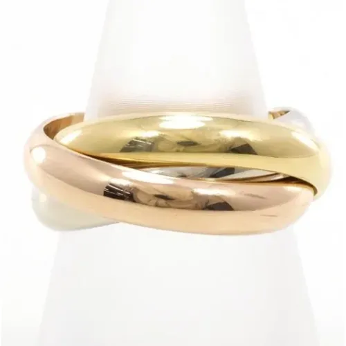 Pre-owned Jewellery, female, , Size: ONE SIZE Pre-owned Gold rings - Cartier Vintage - Modalova