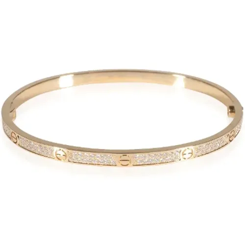 Pre-owned Gold bracelets , female, Sizes: ONE SIZE - Cartier Vintage - Modalova