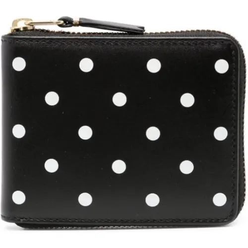 Polka Dot Leather Wallet , male, Sizes: ONE SIZE - Comme des Garçons - Modalova