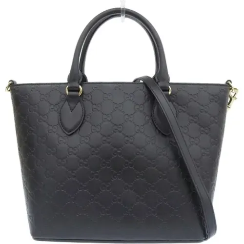 Pre-owned Tote Bags, female, , Size: ONE SIZE Pre-owned Leather gucci-bags - Gucci Vintage - Modalova