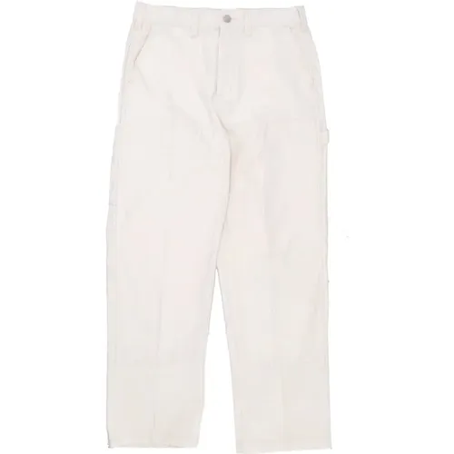 Straight Trousers, male, , Size: W34 Reinforced Carpenter Pant with Tool Pockets - Obey - Modalova