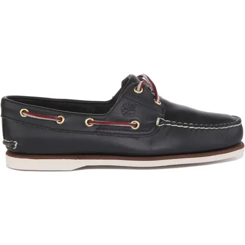 Classic Boat Shoe in Navy White , male, Sizes: 10 1/2 UK, 12 UK, 11 1/2 UK, 9 UK, 7 1/2 UK, 13 1/2 UK, 10 UK, 7 UK, 11 UK, 8 UK, 9 1/2 UK - Timberland - Modalova