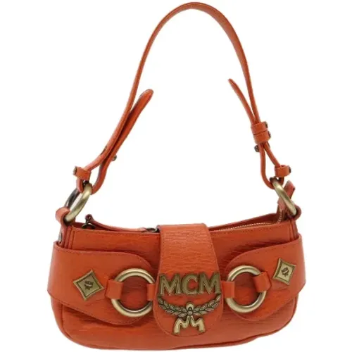 Pre-owned Shoulder Bags, female, , Size: ONE SIZE Pre-owned Leather shoulder-bags - MCM Pre-owned - Modalova