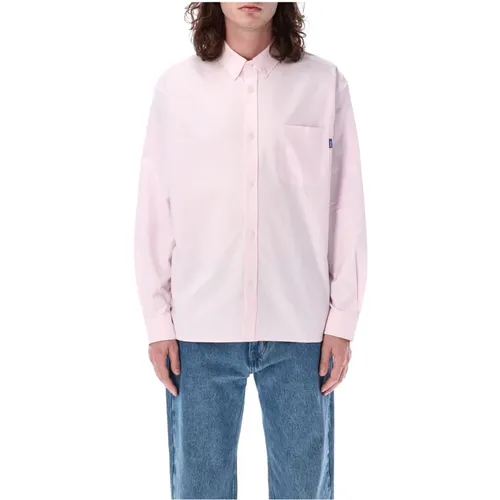 Embroidered Oxford Shirt , male, Sizes: XL, L - Awake NY - Modalova