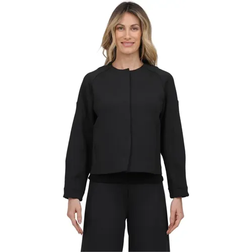 Weiche Neopren Boxy Jacke , Damen, Größe: XL - Max Mara - Modalova