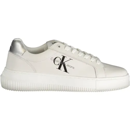 Sporty Sneakers with Contrast Details , female, Sizes: 8 UK, 6 UK, 5 UK, 3 UK, 4 UK, 7 UK - Calvin Klein - Modalova