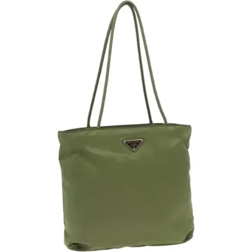 Pre-owned Tote Bags, female, , Size: ONE SIZE Pre-owned Leather totes - Prada Vintage - Modalova