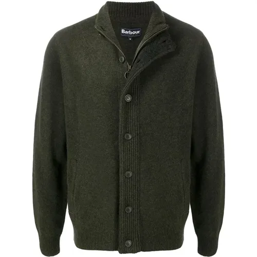 Grüner Lana Cardigan , Herren, Größe: M - Barbour - Modalova