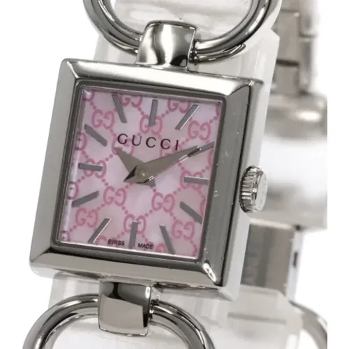 Pre-owned Watches, female, , Size: ONE SIZE Pre-owned Stainless Steel watches - Gucci Vintage - Modalova