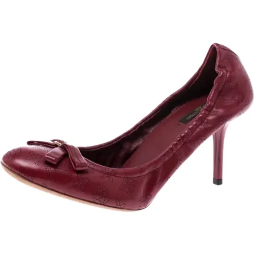 Pre-owned Pumps, female, , Size: 8 1/2 US Pre-owned Leather heels - Louis Vuitton Vintage - Modalova