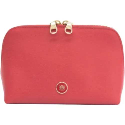 Pre-owned Clutches, female, , Size: ONE SIZE Pre-owned Leather clutches - Loewe Pre-owned - Modalova