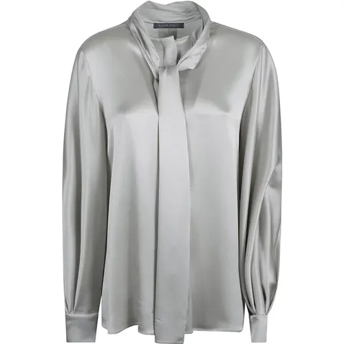 Grey Shirts Aw24 Women's Clothing , female, Sizes: S, XS, 2XS, L, M - alberta ferretti - Modalova