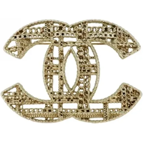 Pre-owned Jewellery, female, , Size: ONE SIZE Pre-owned Fabric brooches - Chanel Vintage - Modalova