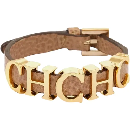 Pre-owned Leather bracelets , female, Sizes: ONE SIZE - Carolina Herrera Pre-owned - Modalova