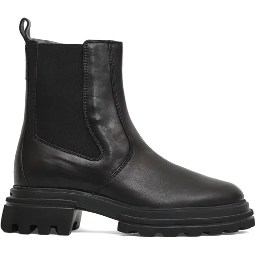 Chelsea Boots, female, , Size: 8 1/2 US Ankle Boots with Elastic Inserts - Hogan - Modalova