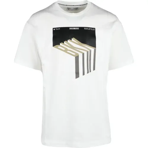 T-Shirt for Men , male, Sizes: L, S, M, XL - Bikkembergs - Modalova