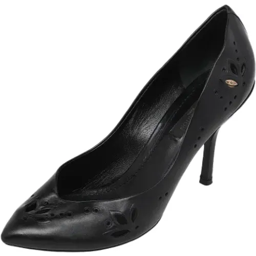 Pre-owned Leather heels , female, Sizes: 3 1/2 UK - Louis Vuitton Vintage - Modalova