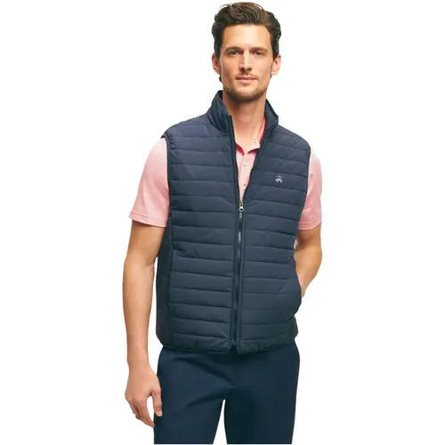 Puffer Vest , Herren, Größe: M - Brooks Brothers - Modalova