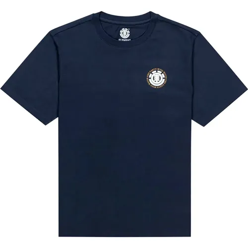 Seal T-Shirt Eclipse Navy Kurzarm , Herren, Größe: S - Element - Modalova